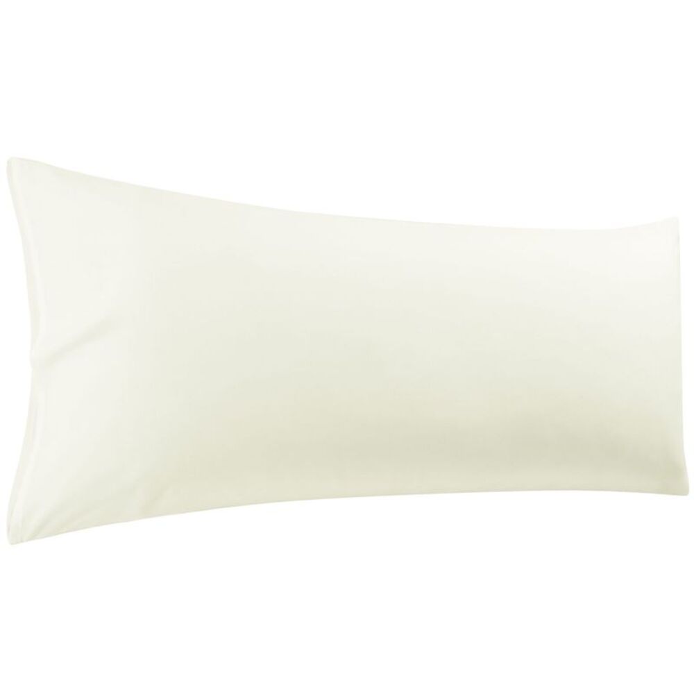 Body Pillowcases Microfiber Soft Pillow Covers Body(20"x48") Pearl White